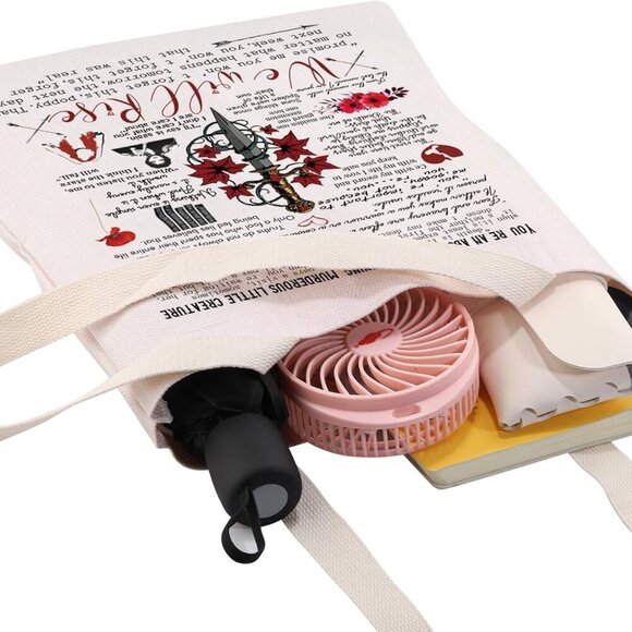 From Blood And A Series Crossbody Bag FBAA Book Quote Adjustable Strap Purse We - Picture 7 of 7